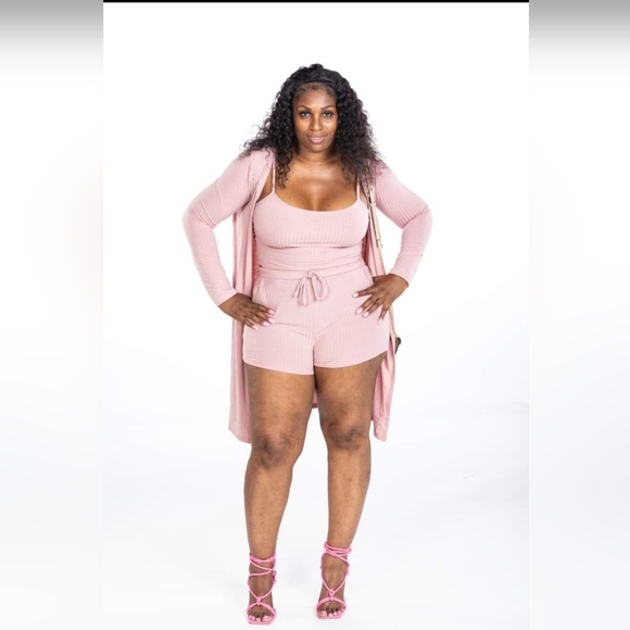 Pink Romper Set - Picture 1 of 2